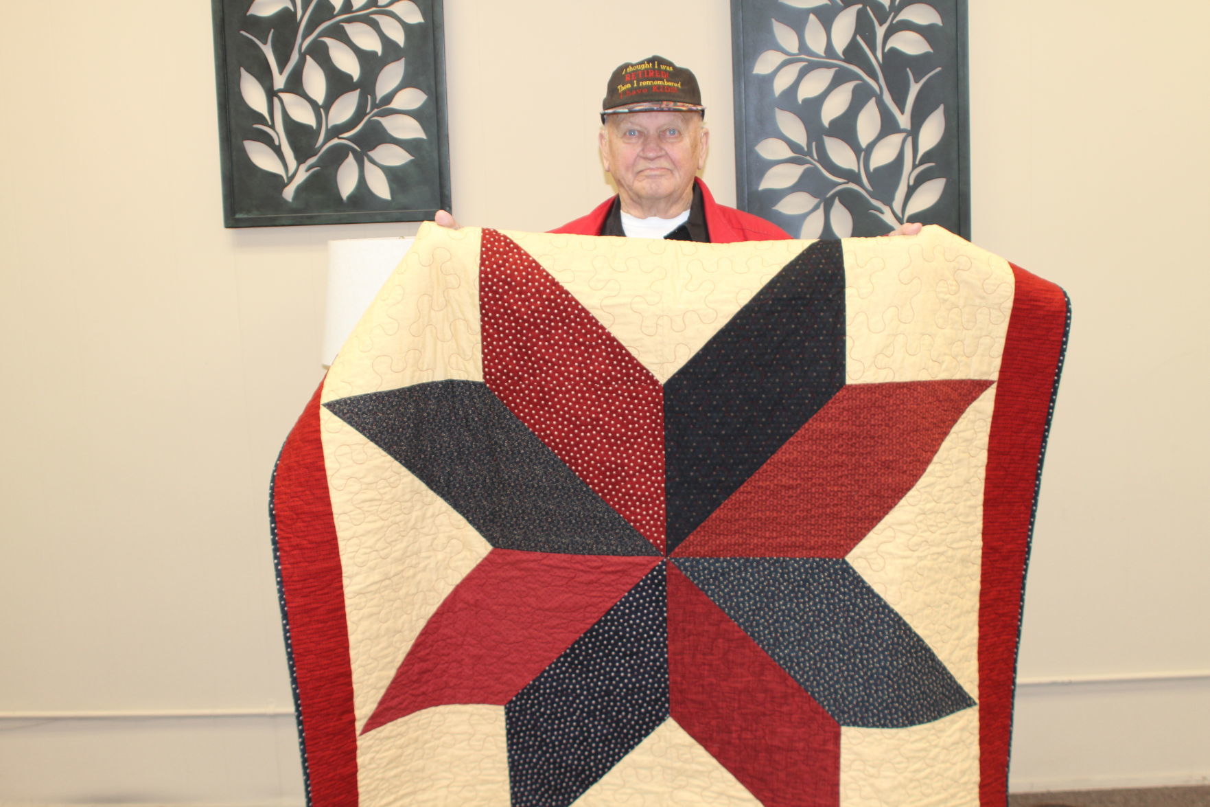 Swanson receives Quilt of Valor